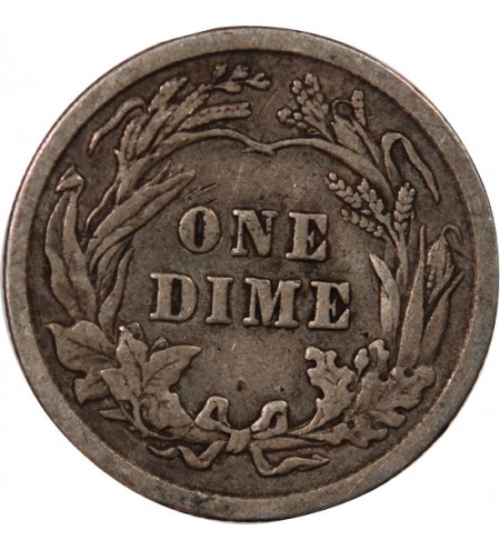 USA - 10 CENTS ARGENT "Barber Dime" 1911 PHILADELPHIE