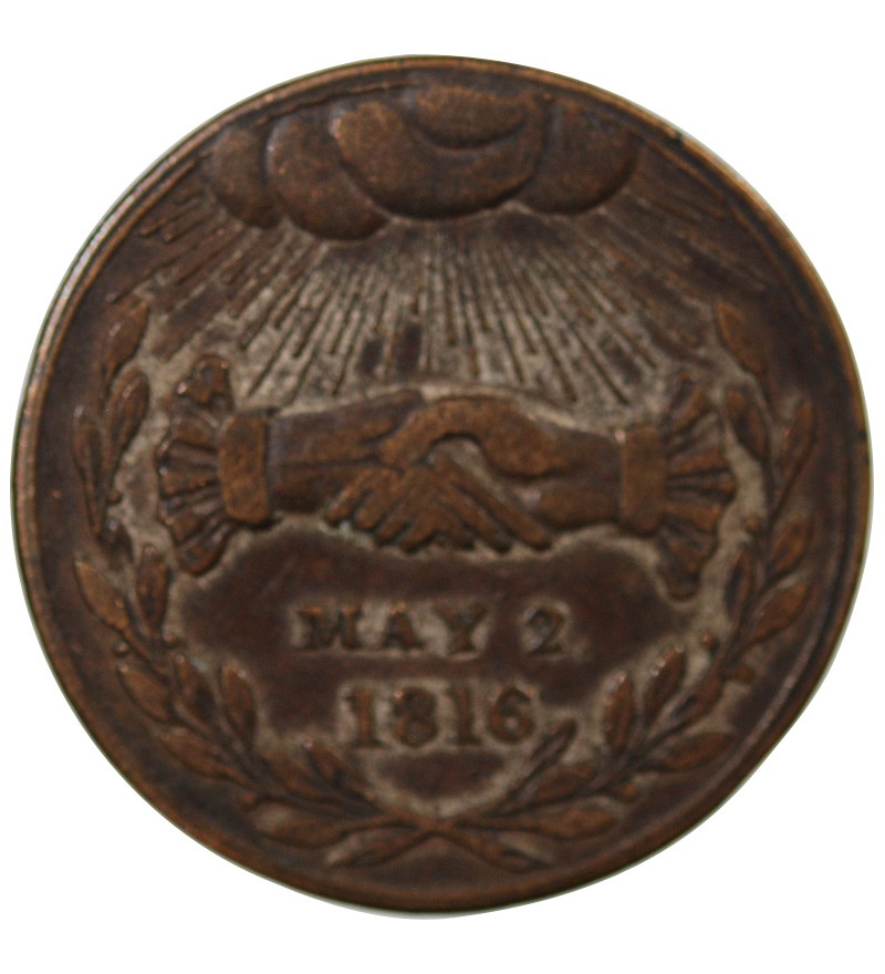 MARIAGE DE LEOPOLD, PRINCE DE COBOURG - JETON CUIVRE 1816