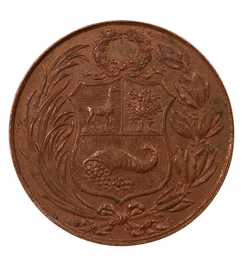 PEROU, LA JUVENTUD DE LIMA A LA REPUBLIQUE DU BRESIL - JETON CUIVRE 1890