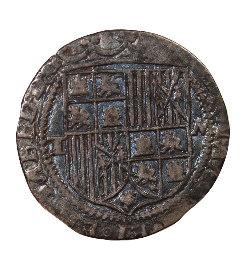 ESPAGNE, FERDINAND II ET ISABELLE - REAL ARGENT 1497 / 1566 TOLEDE