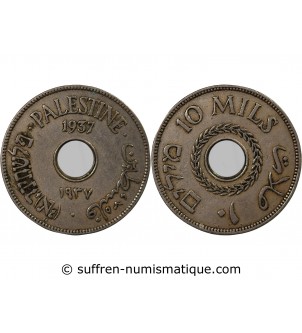PALESTINE - 10 MILS 1937