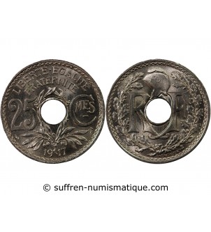 LINDAUER - 25 CENTIMES 1917 SOULIGNE