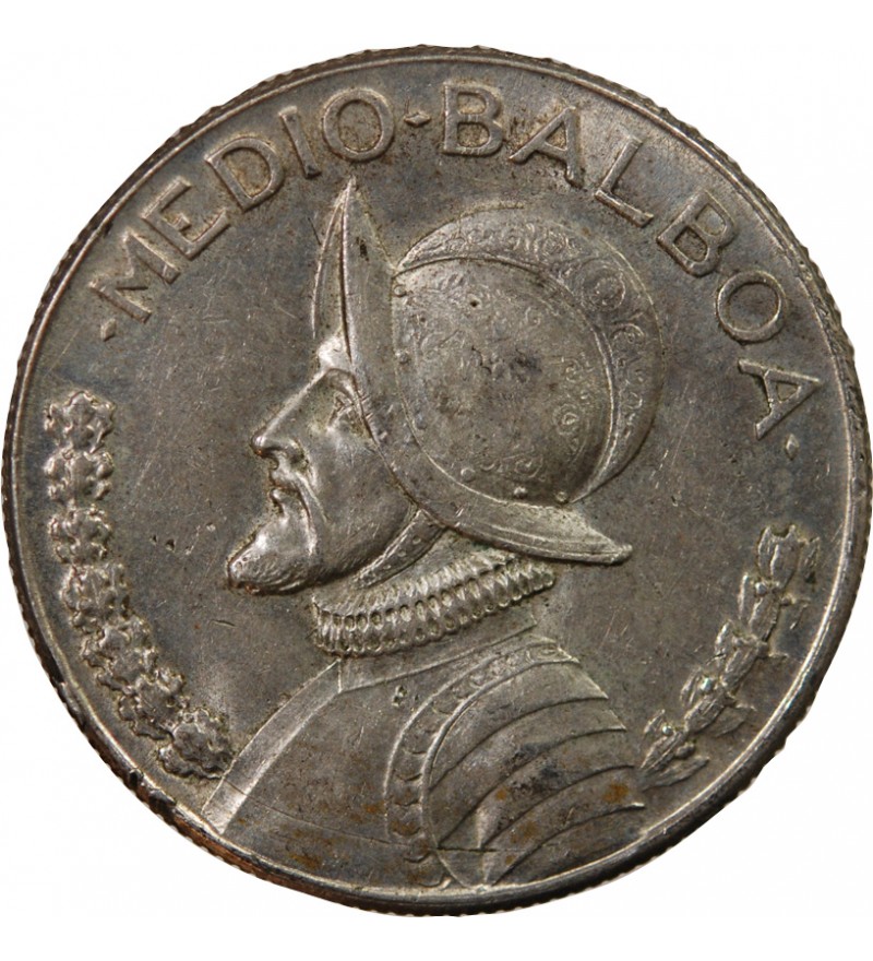 PANAMA - 1/2 BALBOA ARGENT 1962