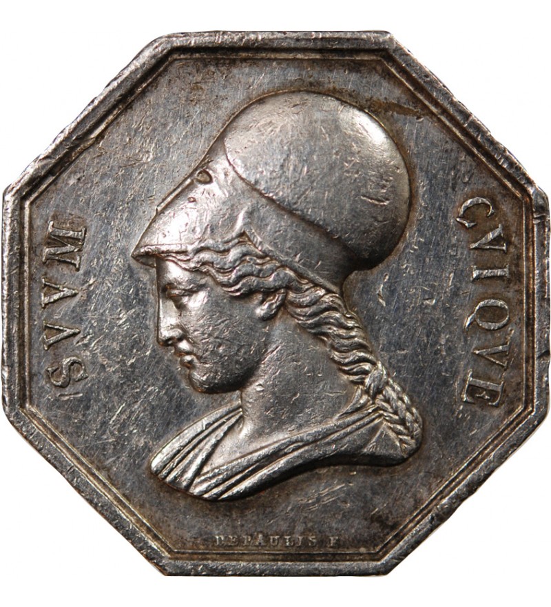 NOTAIRES, LES ANDELYS – JETON ARGENT sans poinçon