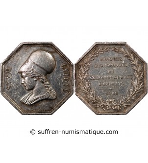 NOTAIRES, LES ANDELYS – JETON ARGENT sans poinçon