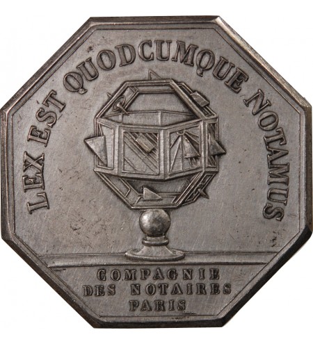 NOTAIRES, PARIS – JETON BRONZE FLORENTIN 1976 - TRICENTENAIRE DU 1ER JETON