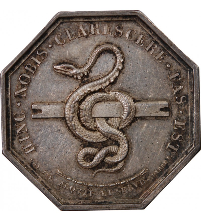 NOTAIRES, TREVOUX – JETON ARGENT 1832 sans poinçon