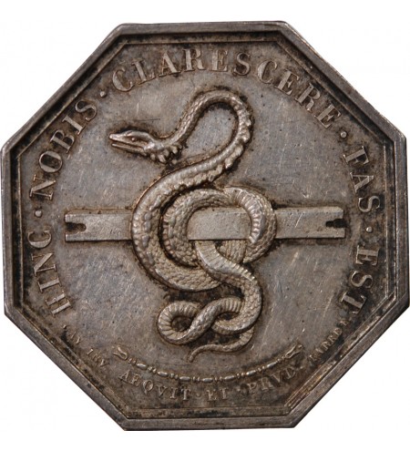 NOTAIRES, TREVOUX – JETON ARGENT 1832 sans poinçon