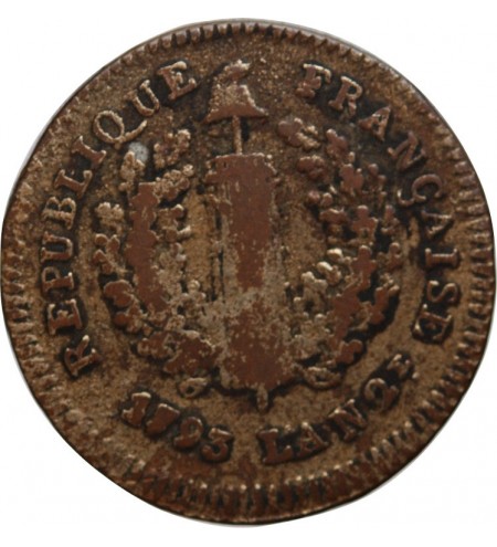 CONVENTION, SIEGE DE MAYENCE - 2 SOLS 1793