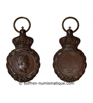 NAPOLEON Ier - MEDAILLE DE SAINTE-HELENE SANS RUBAN