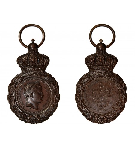 NAPOLEON Ier - MEDAILLE DE SAINTE-HELENE SANS RUBAN