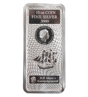 ILES-COOK - 10 DOLLARS / 10 OZ / 311 Gr ARGENT 2021
