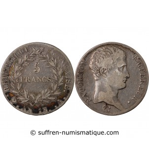 NAPOLEON Ier - 5 FRANCS AN 13 A PARIS "Type République"﻿﻿