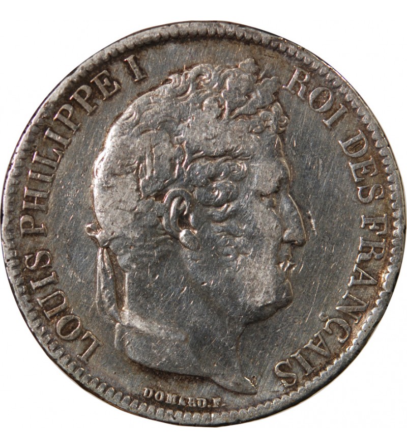 LOUIS PHILIPPE﻿ - 5 FRANCS ARGENT 1831 H LA ROCHELLE  "Type Domard, Tr relief"