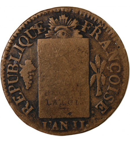 REVOLUTION FRANCAISE, CONVENTION - SOL AUX BALANCES 1793 B STRASBOURG