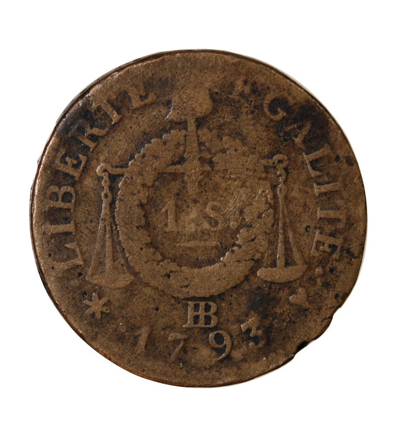 REVOLUTION FRANCAISE, CONVENTION - SOL AUX BALANCES 1793 B STRASBOURG