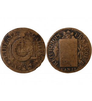 REVOLUTION FRANCAISE, CONVENTION - SOL AUX BALANCES 1793 B STRASBOURG 2