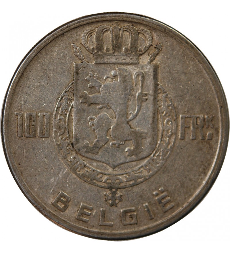 BELGIQUE, PRINCE CHARLES - 100 FRANCS ARGENT 1949 - DYNASTIE