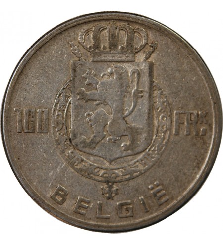 BELGIQUE, PRINCE CHARLES - 100 FRANCS ARGENT 1949 - DYNASTIE