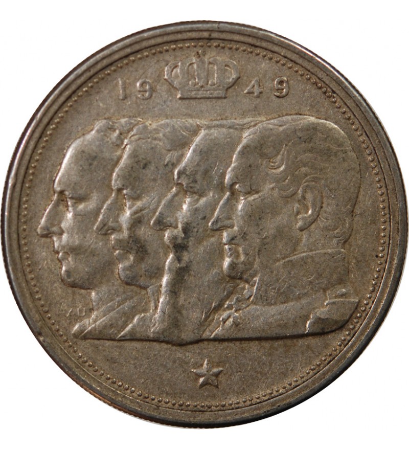 BELGIQUE, PRINCE CHARLES - 100 FRANCS ARGENT 1949 - DYNASTIE