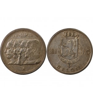 BELGIQUE, PRINCE CHARLES - 100 FRANCS ARGENT 1949 - DYNASTIE 2