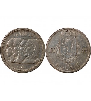 BELGIQUE, PRINCE CHARLES - 100 FRANCS ARGENT 1949 - DYNASTIE 2