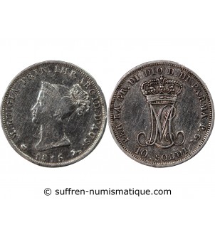 ITALIE, DUCHE DE PARME, MARIE-LOUISE - 10 SOLDI ARGENT 1815
