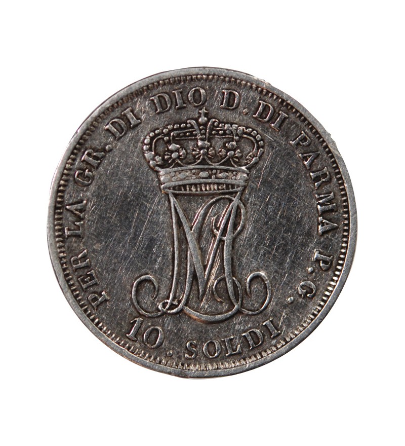 ITALIE, DUCHE DE PARME, MARIE-LOUISE - 10 SOLDI ARGENT 1815