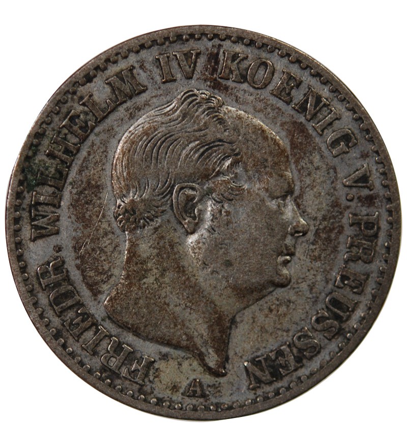 ALLEMAGNE, PRUSSE, FRIEDRICH WILHELM IV - 1/6 THALER 1858 A BERLIN