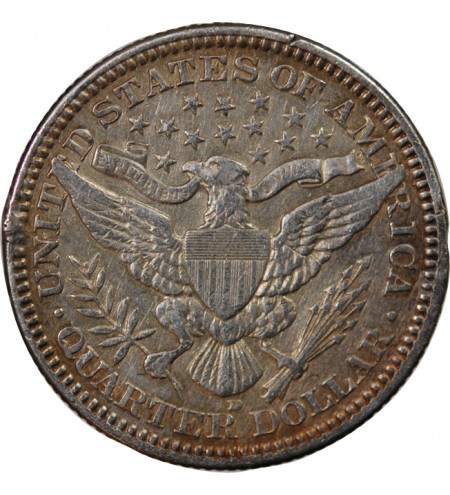 USA - 25 CENTS ARGENT "Barber Quarter" 1916 DENVER