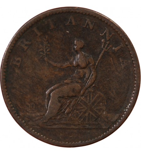 GRANDE-BRETAGNE, GEORGES III - 1/2 PENNY 1806