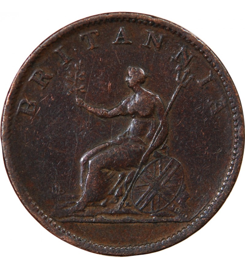 GRANDE-BRETAGNE, GEORGES III - 1/2 PENNY 1806
