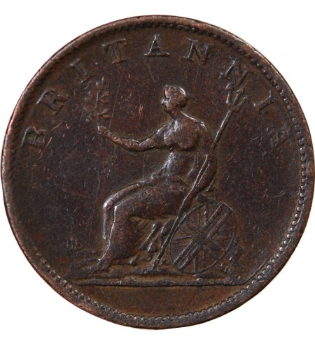 GRANDE-BRETAGNE, GEORGES III - 1/2 PENNY 1806