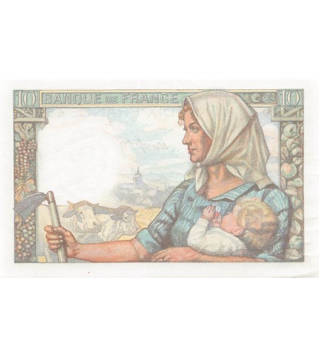 FRANCE, MINEUR - 10 FRANCS 15/10/1942 - SÉRIE O.10 - SUP+