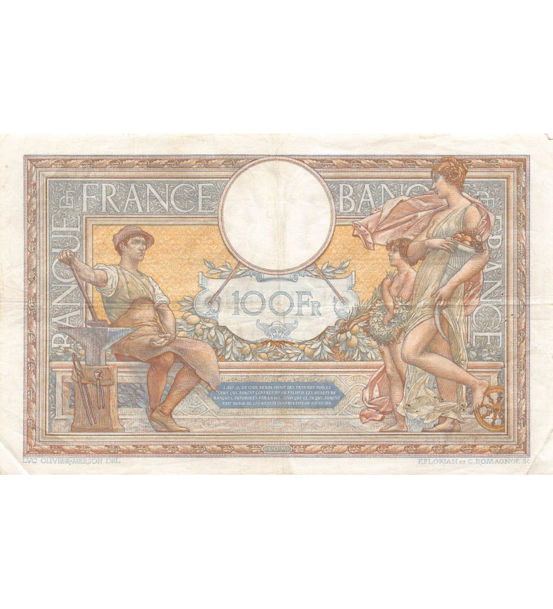 FRANCE, LUC-OLIVIER MERSON - 100 FRANCS 23/03/1933 - TTB