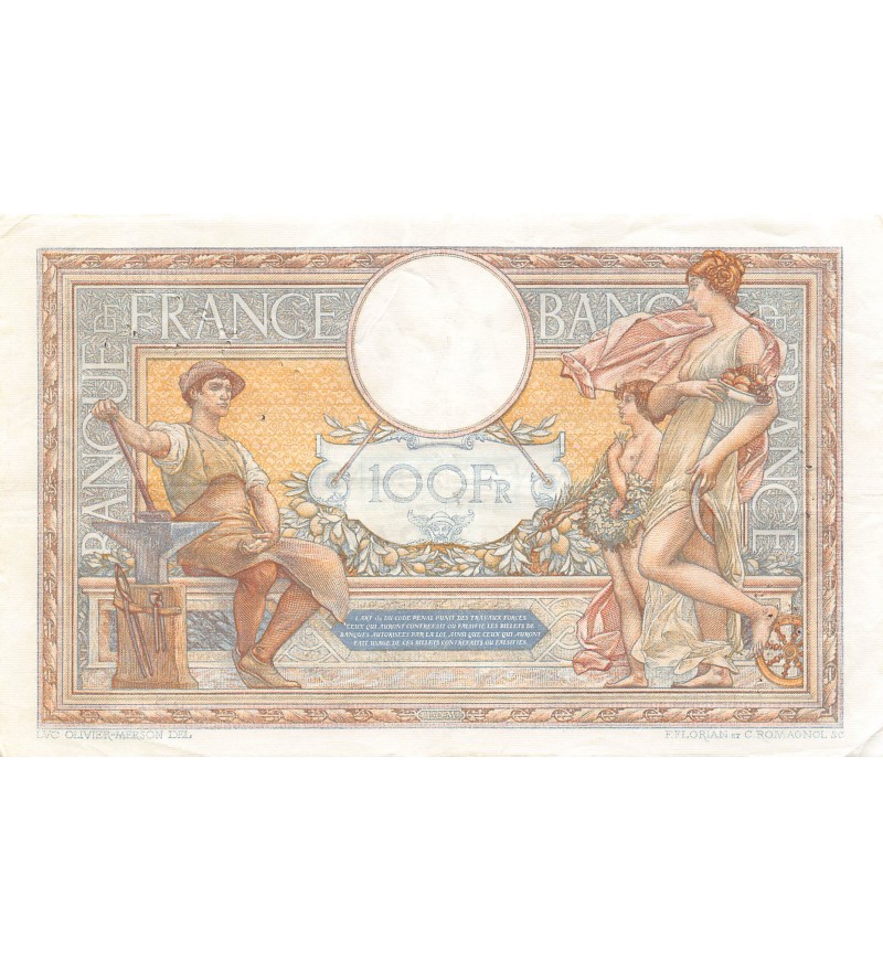 FRANCE, LUC-OLIVIER MERSON - 100 FRANCS 26/07/1934 - TTB+