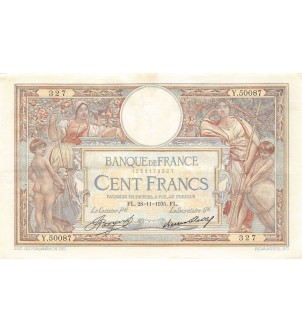 FRANCE, LUC-OLIVIER MERSON - 100 FRANCS 28/11/1935 - TTB+ 2