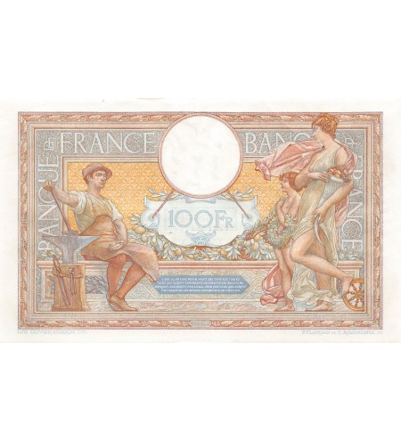 FRANCE, LUC-OLIVIER MERSON - 100 FRANCS 30/12/1937 - TTB+