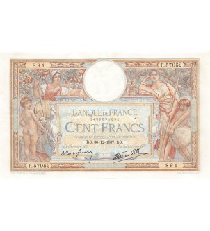 FRANCE, LUC-OLIVIER MERSON - 100 FRANCS 30/12/1937 - TTB+ 2