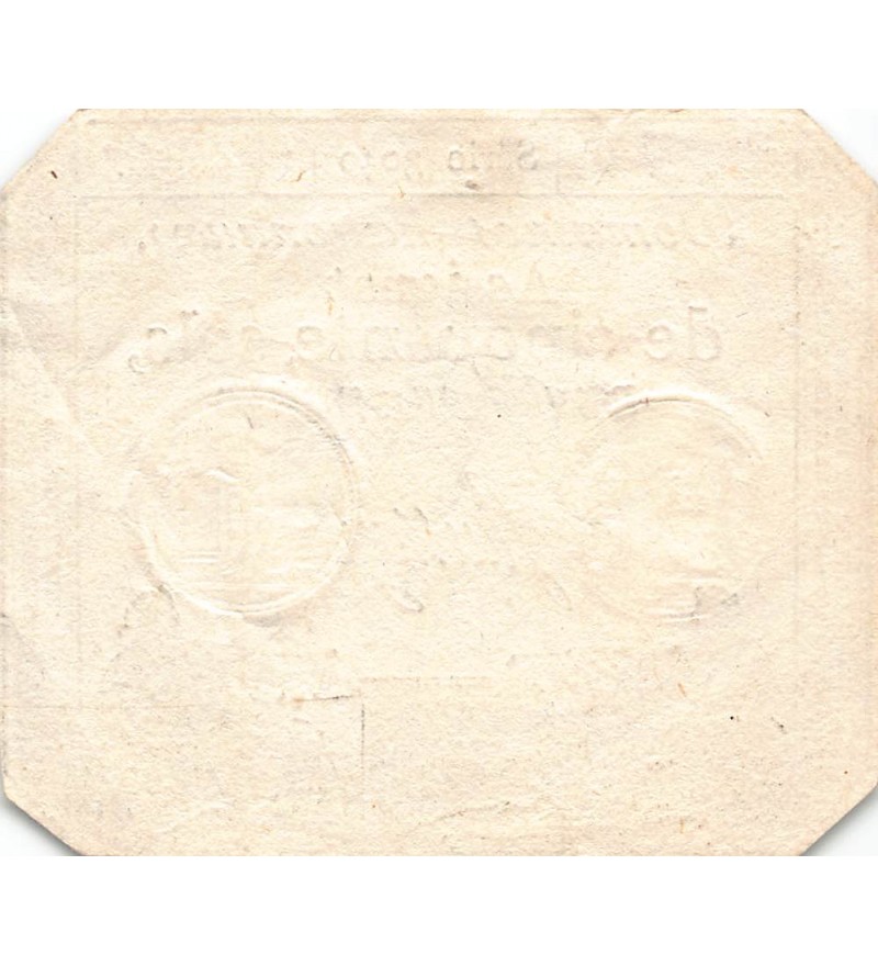 RÉVOLUTION FRANCAISE, ASSIGNAT - 50 SOLS - LOI DU 23/05/1793 - TTB