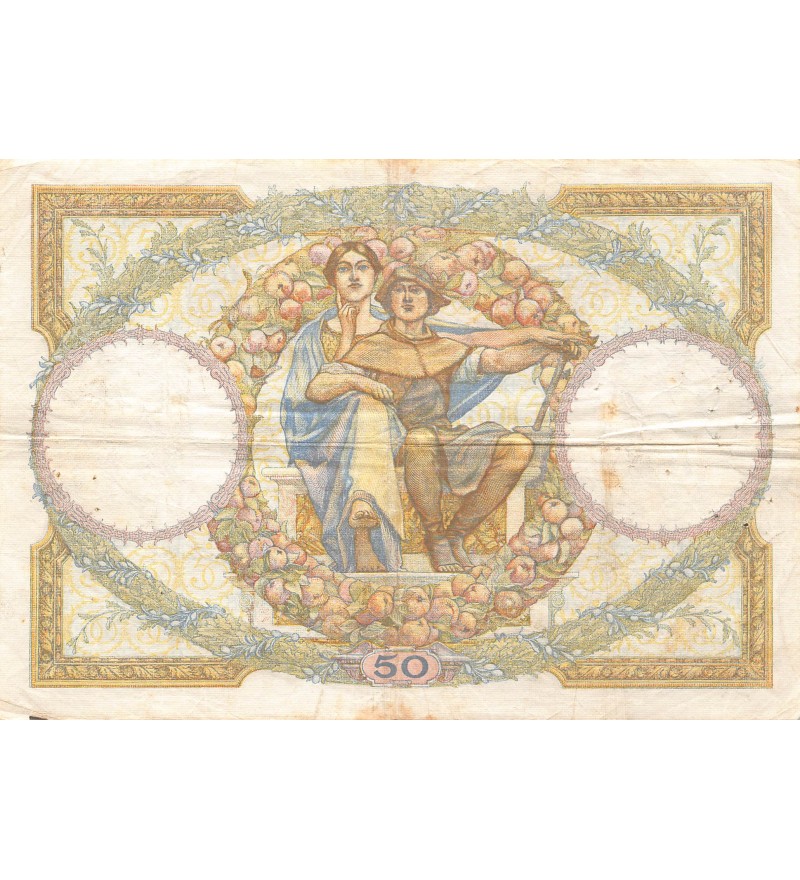 FRANCE, LUC-OLIVIER MERSON - 50 FRANCS 01/03/1934 - TB+