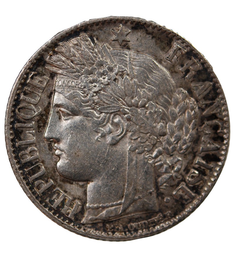 CERES ﻿- 1 FRANC ARGENT 1887 A PARIS