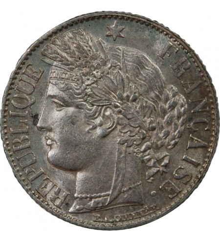 CERES ﻿- 1 FRANC ARGENT 1887 A PARIS