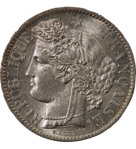 CERES ﻿- 2 FRANCS ARGENT 1887 A PARIS