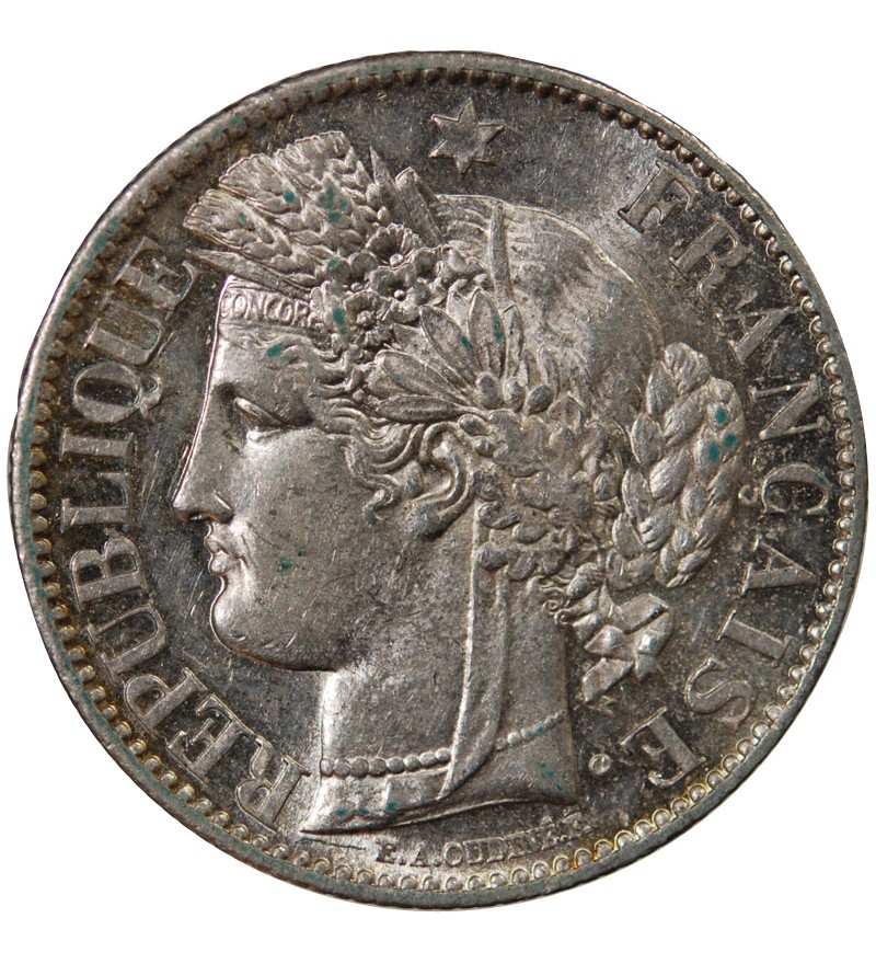 CERES ﻿- 2 FRANCS ARGENT 1887 A PARIS