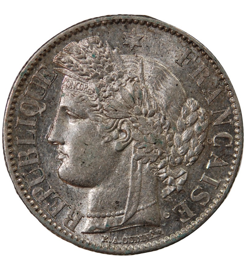 CERES ﻿- 2 FRANCS ARGENT 1887 A PARIS