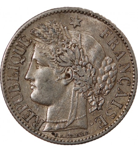CERES ﻿- 2 FRANCS ARGENT 1881 A PARIS