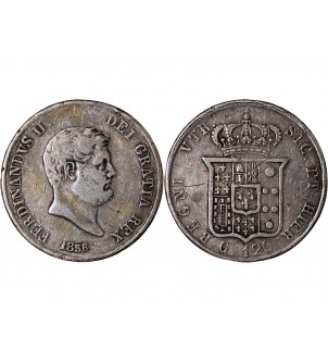 ITALIE, ROYAUME DES DEUX-SICILES, FERDINAND II - 120 GRANA ARGENT 1856 2