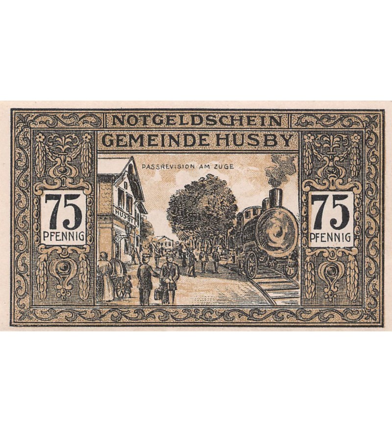 ALLEMAGNE, HUSBY - 75 PFENNIG 1921