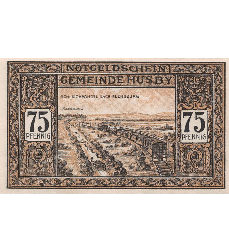 ALLEMAGNE, HUSBY - 75 PFENNIG 1921